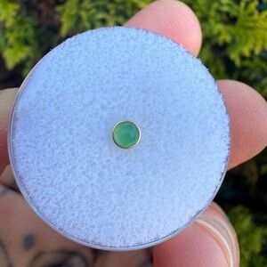 BVLA Rose-Cut Chrysoprase Bezel